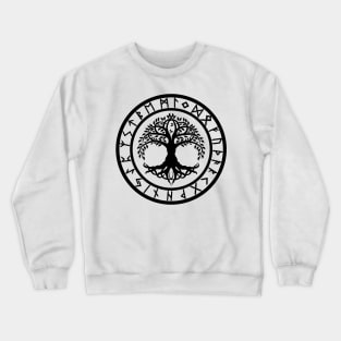 Yggdrasil /// Rune Circle Crewneck Sweatshirt